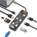 Адаптер-переходник Wiwu Cyber Hub 8 in 1 USB-C Hub (CB008)