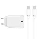 Зарядное устройство Wiwu Quick+USB-C PD 20W Fast Charger USB-C to USB-C Cable Wi-U001