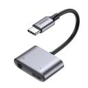 Конвертер Ugreen USB-C to 3.5mm Audio Adapter with Power Supply (CM193/70451)