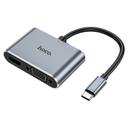 Конвертер “HB30 Eco” Type-C на HDMI + VGA + USB3.0 + PD