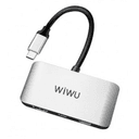 Адаптер-переходник Wiwu Alpha 3 in 1 USB-C Hub C2H (ALPHC2H)