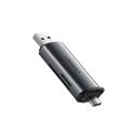 Картридер Ugreen USB-C/USB-A Card Reader (CM185/50706)